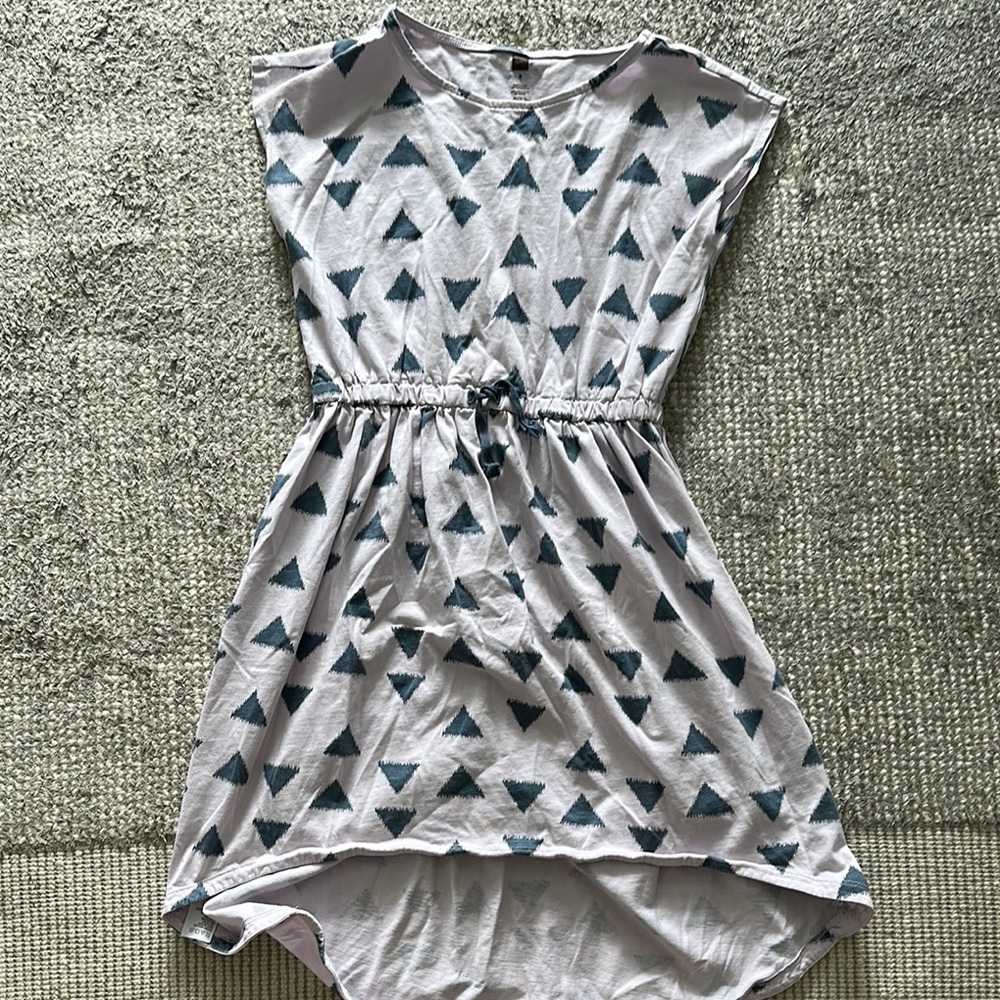 Tea Collection Black and Gray Asymmetrical Sundress